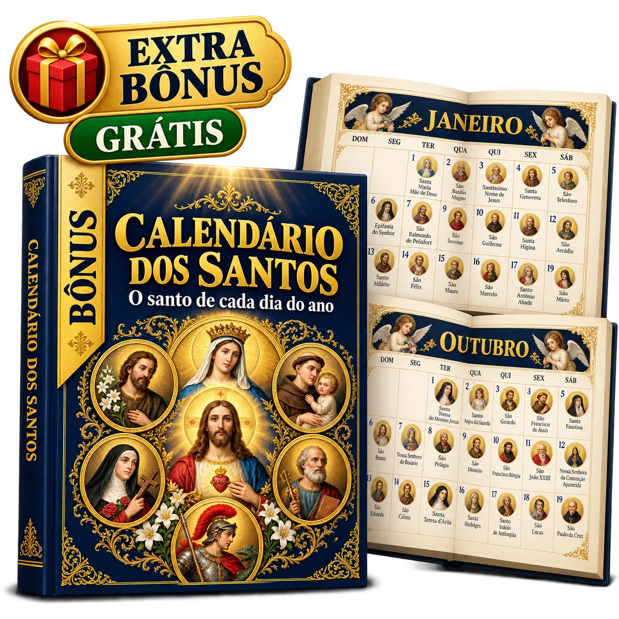 Calendário dos Santos