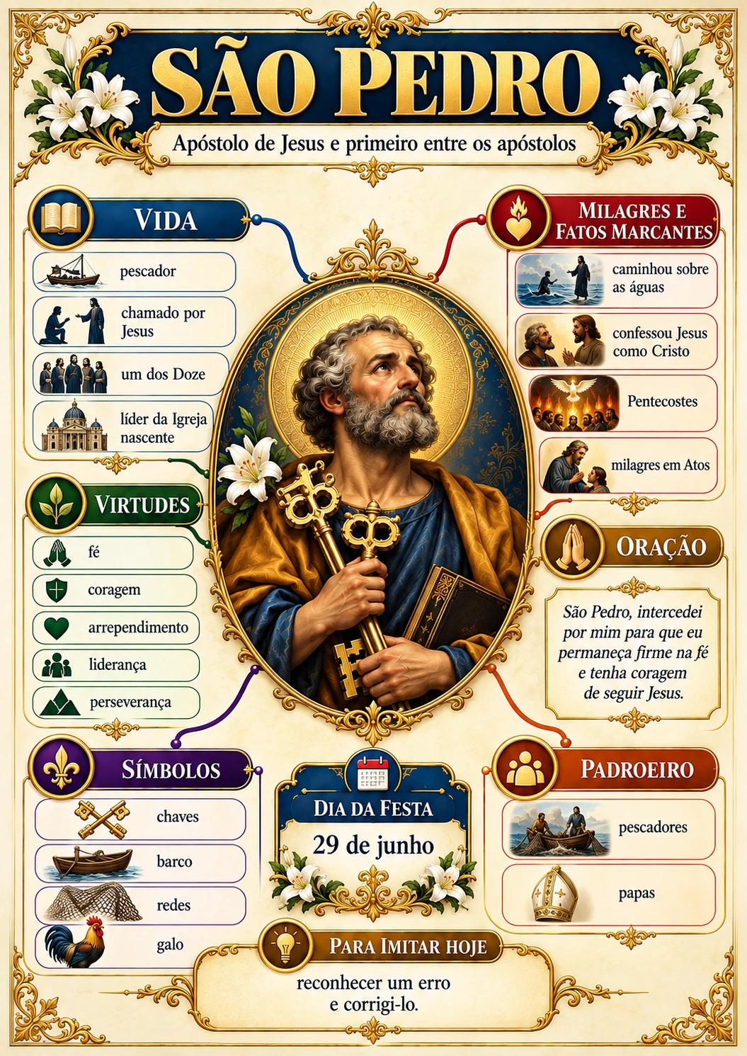 Mapa mental de São Pedro